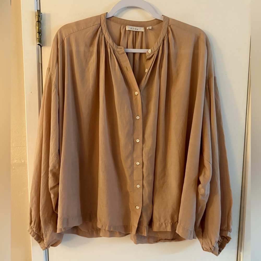 Doen Jane Blouse in Dark Blush - Picture 7 of 7